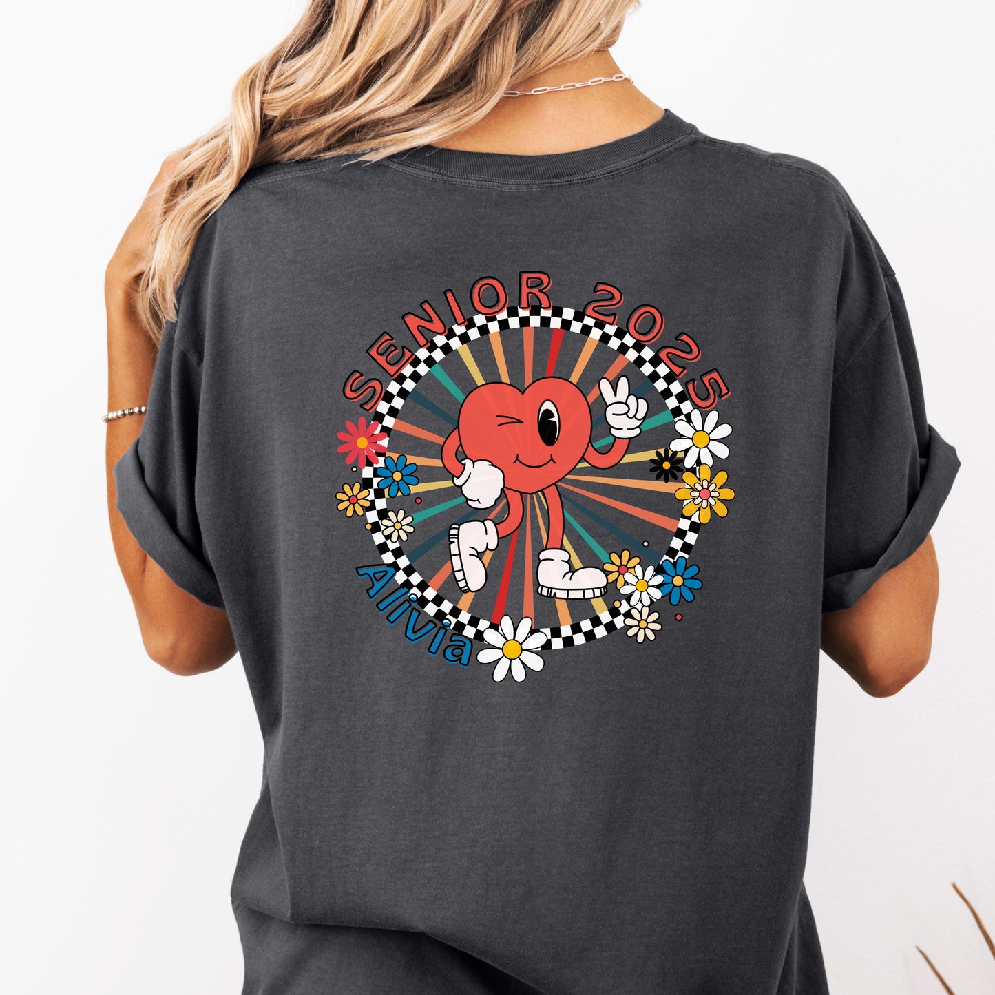 Class of 2025 2026 Shirt, Custom Senior Shirt, Oversized Graduation Tee, Personalized Senior Gift, Back to School Shirt, Senior Year Outfit