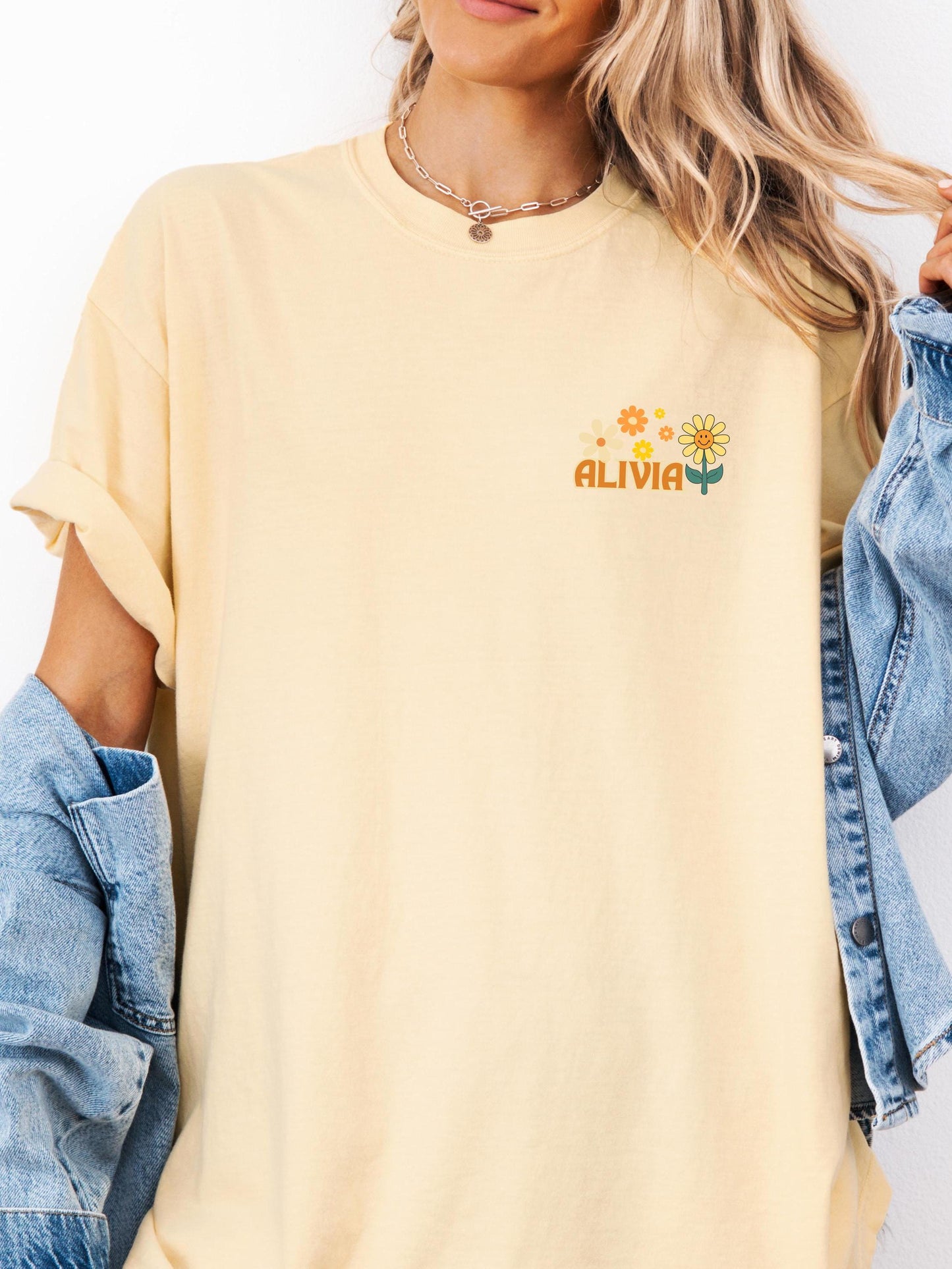 Retro Senior 2025 Shirt | Custom Senior Tee | Oversized Back-to-School Graphic