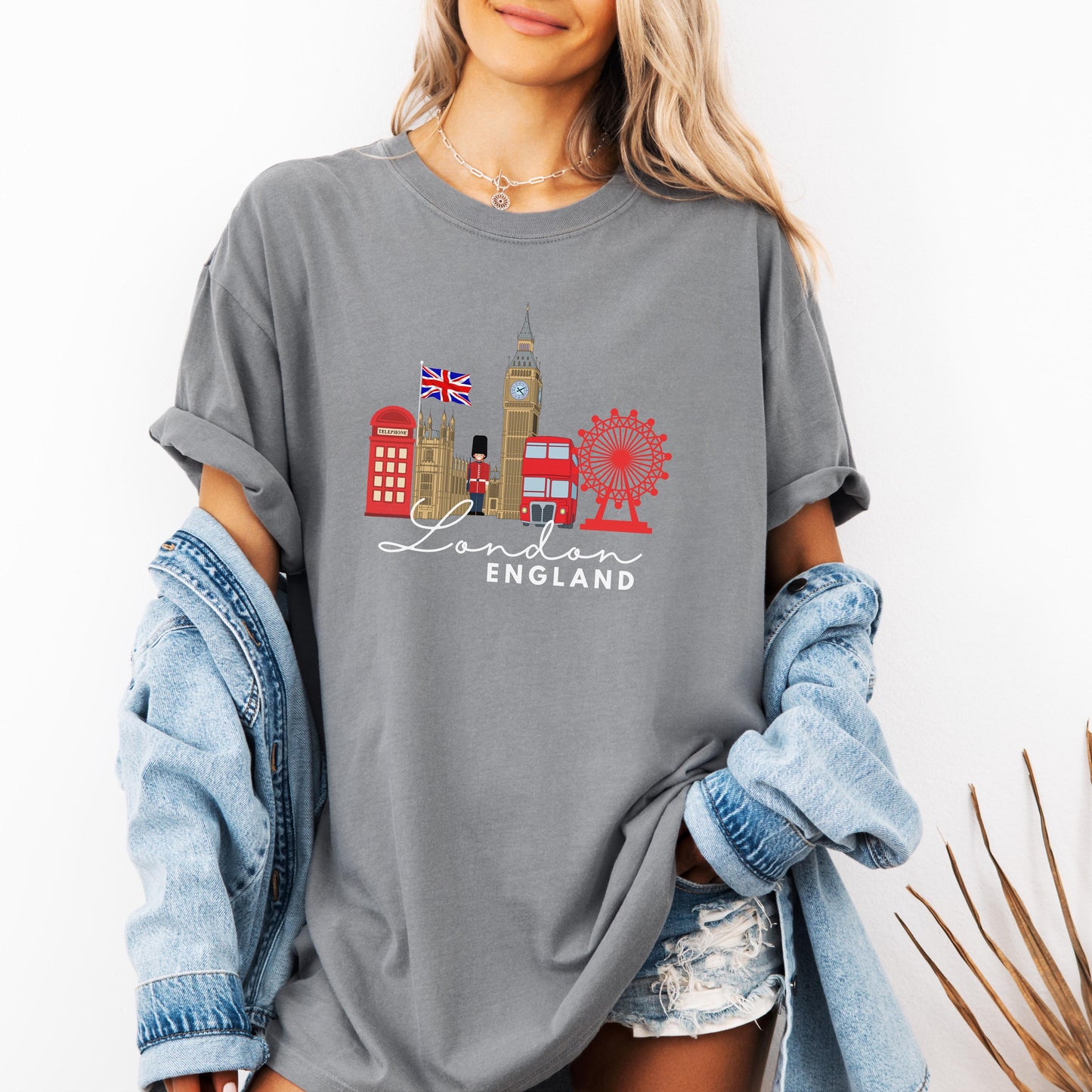 London England Tee, British Shirt, Europe Souvenir Tee, Vacation Gift Shirt, England City Travel Shirt - Comfort Colors