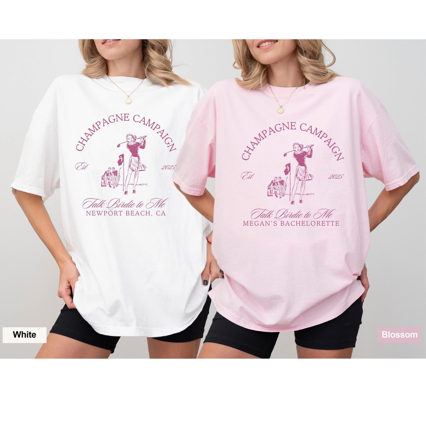 Talk Birdie to Me Shirt, Golf Bachelorette Party Tee, Custom Bride to Be Shirt, Girls Golf Weekend, Country Club Aesthetic Crewneck