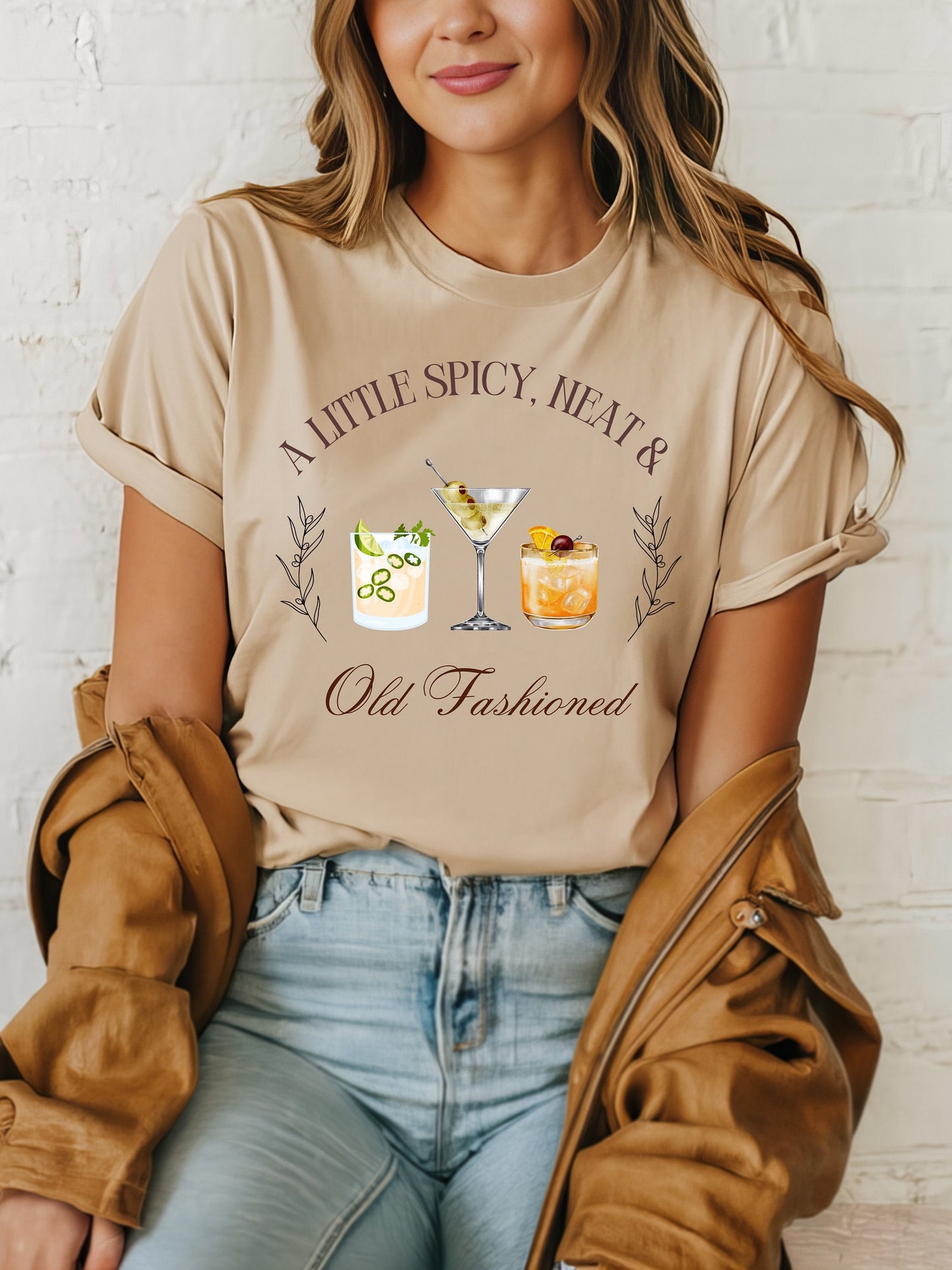 Funny Cocktail Shirt, Whiskey Old Fashioned Tee, Spicy Margarita Shirt, Womenâs Drinking Shirt, Bella Canvas Unisex Tee, Bar Shirt