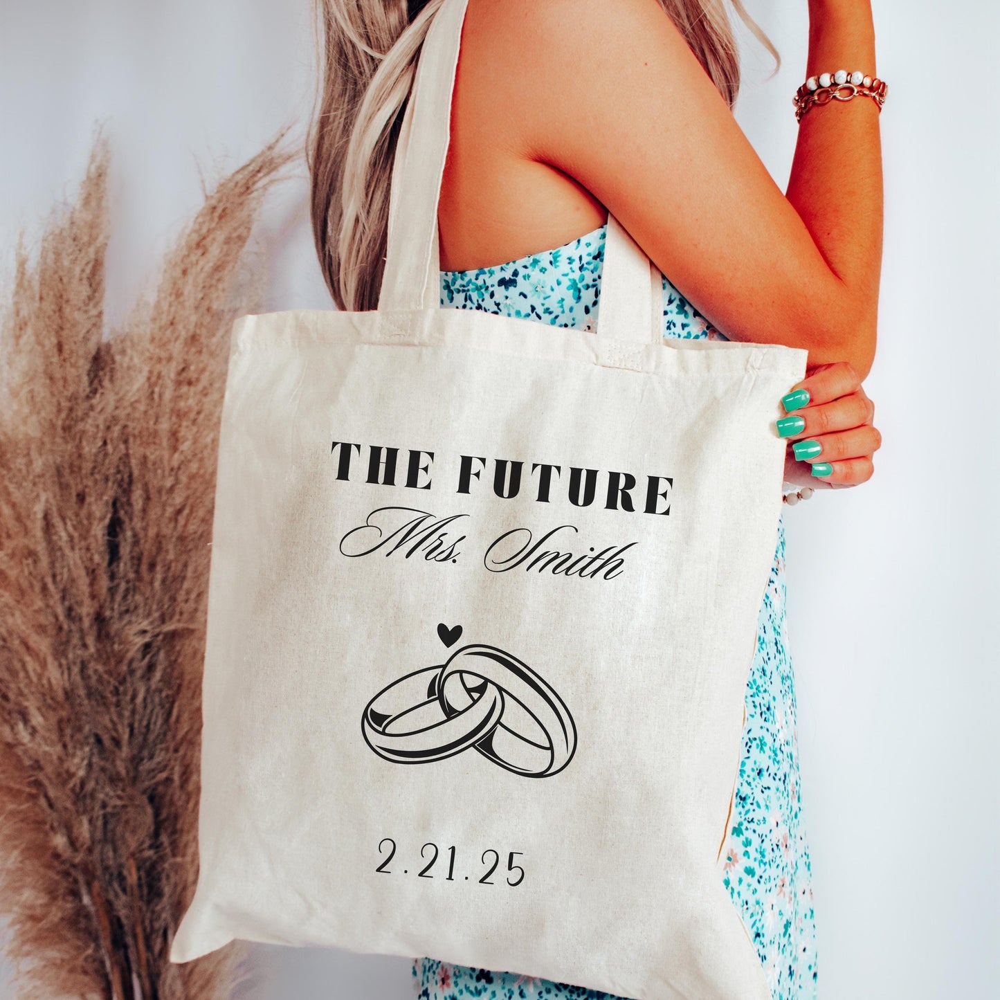 Personalized Bride Tote | Custom Future Mrs. Bag | Bridal Shower Gift | Bride-to-Be Wedding Tote