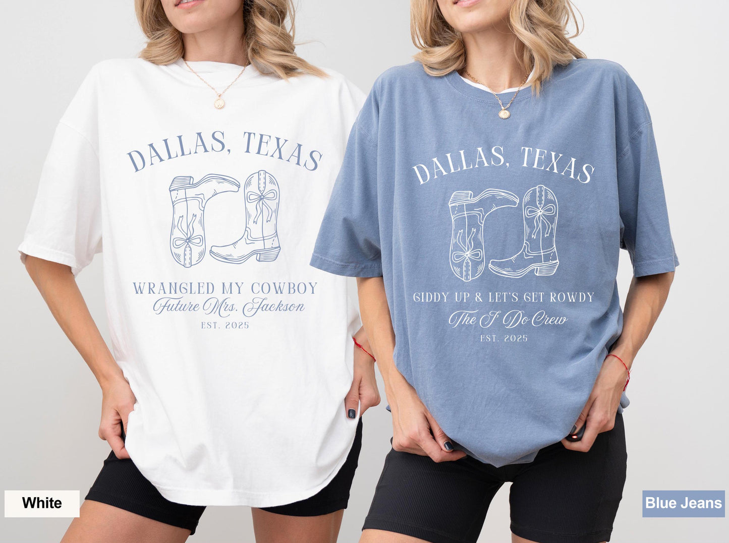 Custom Bachelorette Shirts Boots and Bows Bach Party Tee Bride and Crew Matching Shirts Country Western Bachelorette Personalized Shirt