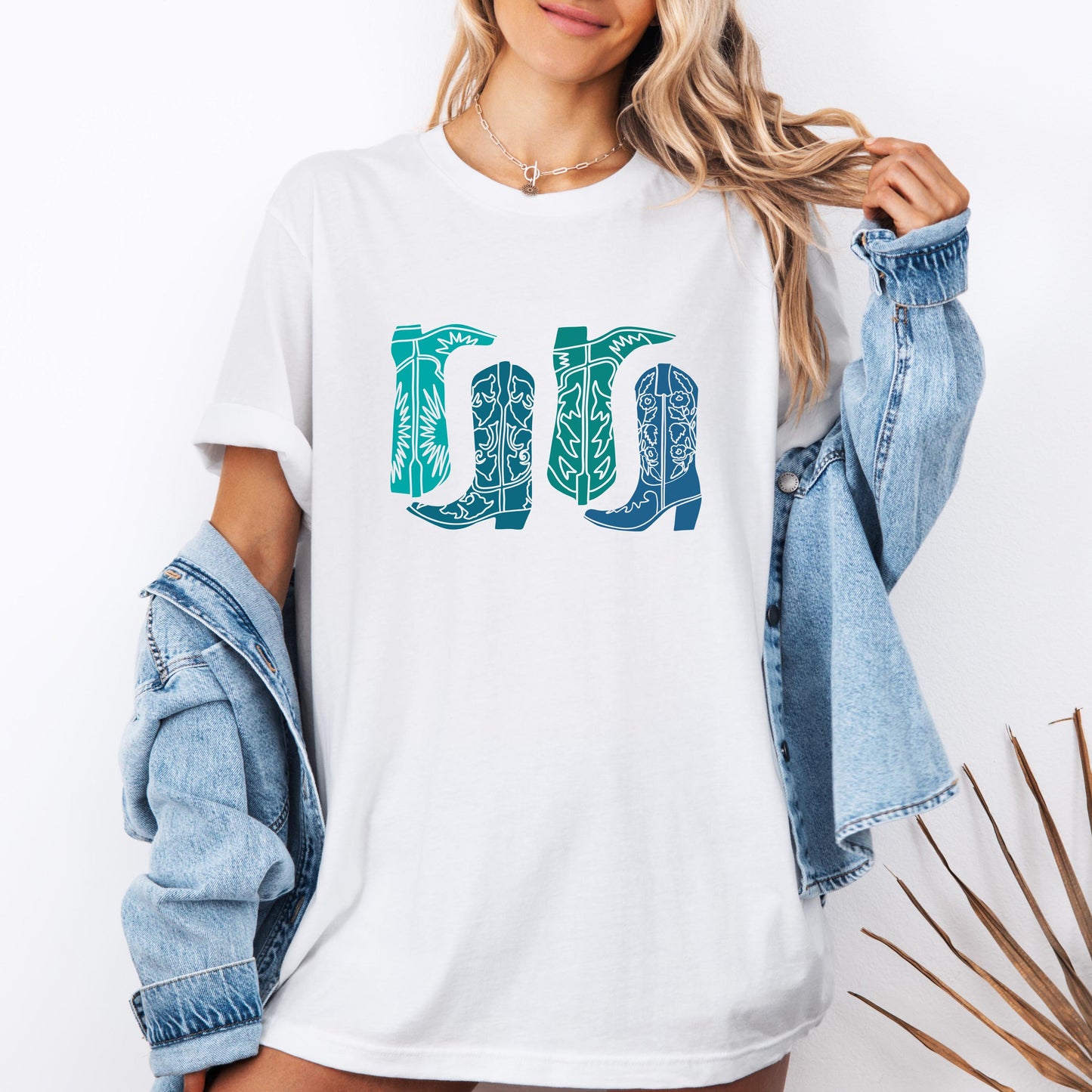 Cowboy Boots Western Shirt, Country Concert Tee, Rodeo Graphic Tee, Vintage Western T-Shirt, Bella Canvas Cowgirl Outfit
