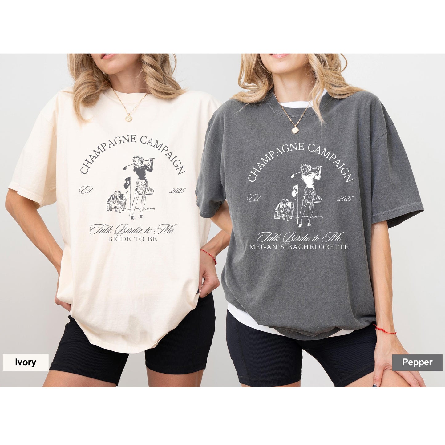 Talk Birdie to Me Shirt, Golf Bachelorette Party Tee, Custom Bride to Be Shirt, Girls Golf Weekend, Country Club Aesthetic Crewneck