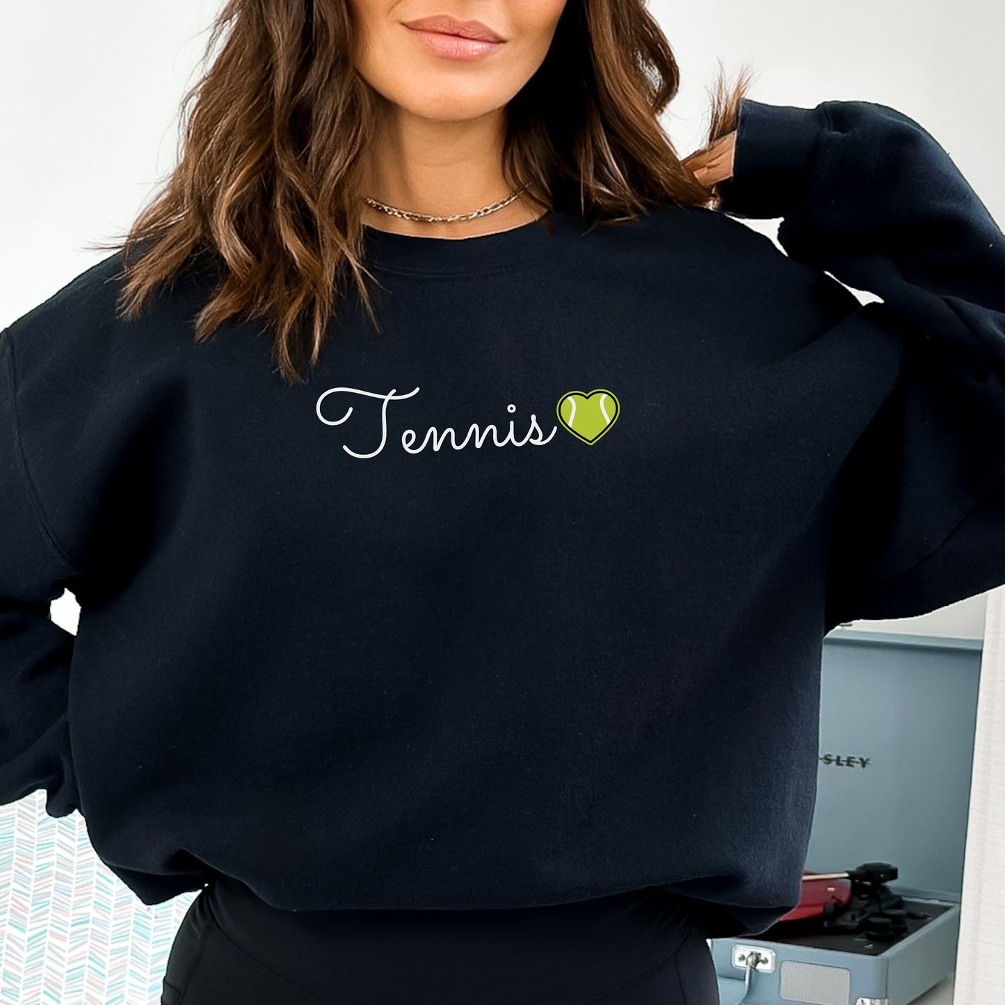 Tennis Sweatshirt for Women, Tennis Club Crewneck, Tennis Lover Gift For Her, Trendy Tennis Unisex Sweater
