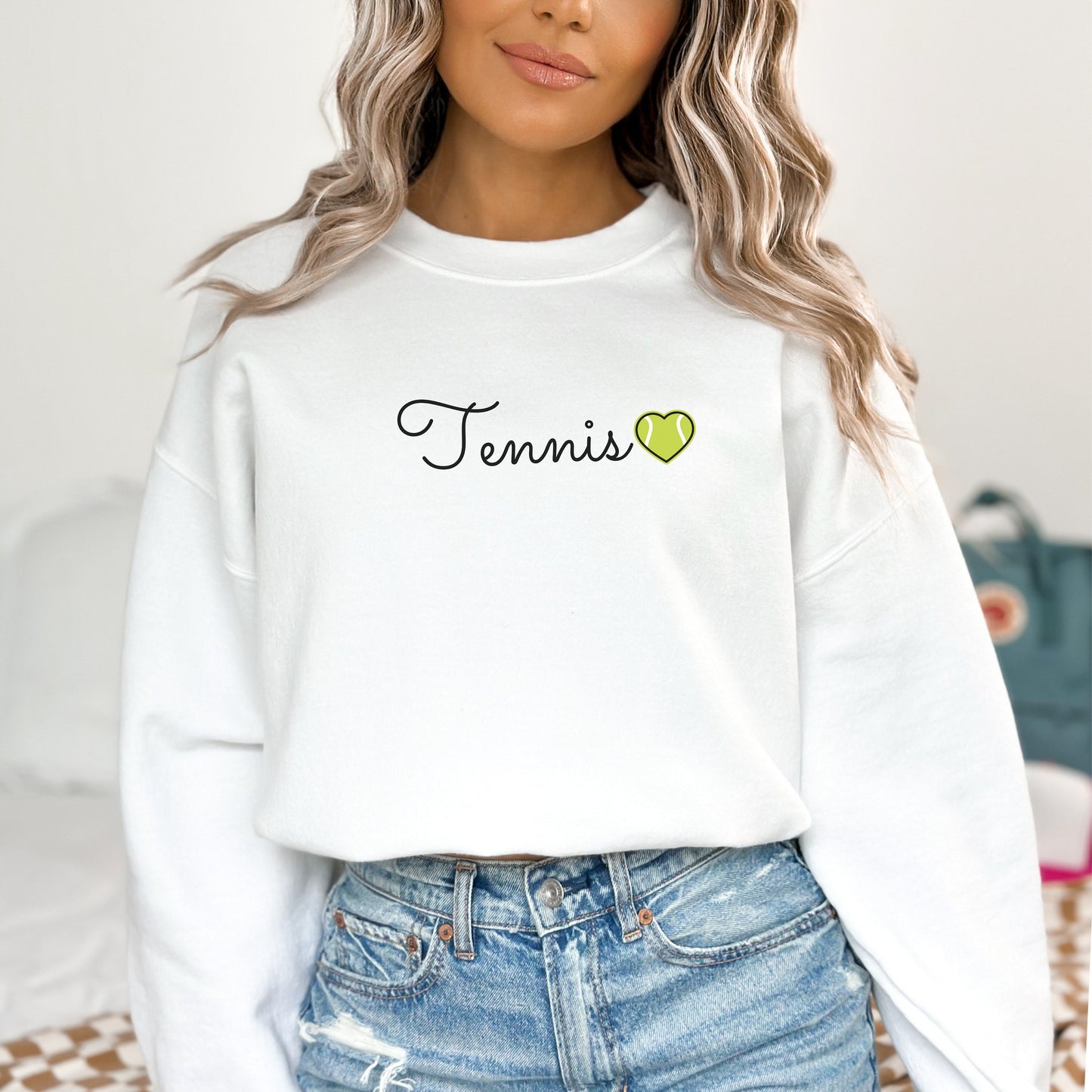 Tennis Sweatshirt for Women, Tennis Club Crewneck, Tennis Lover Gift For Her, Trendy Tennis Unisex Sweater