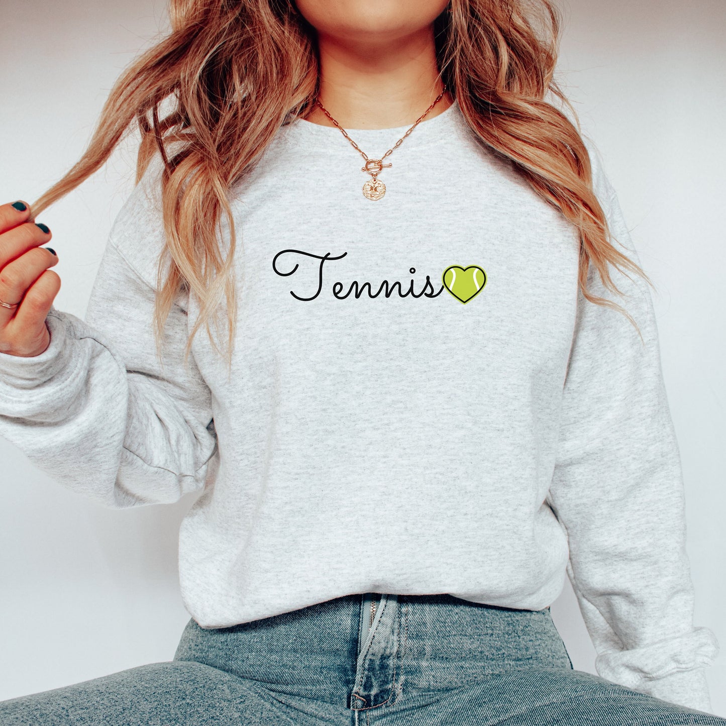 Tennis Sweatshirt for Women, Tennis Club Crewneck, Tennis Lover Gift For Her, Trendy Tennis Unisex Sweater