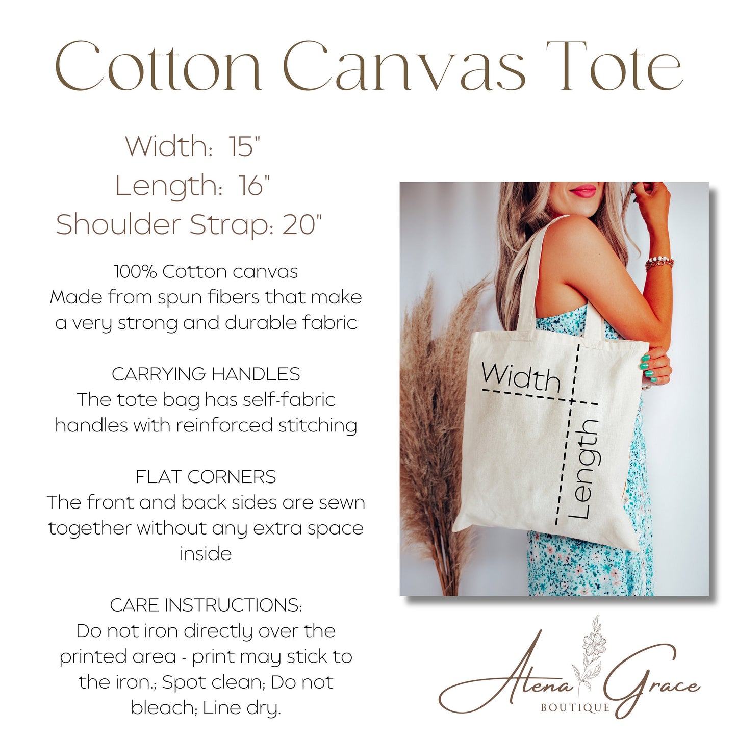 Personalized Western Boot Tote Bag - Custom Name Bachelorette Gift, Bridal Party Favor, Reusable Gift Bag