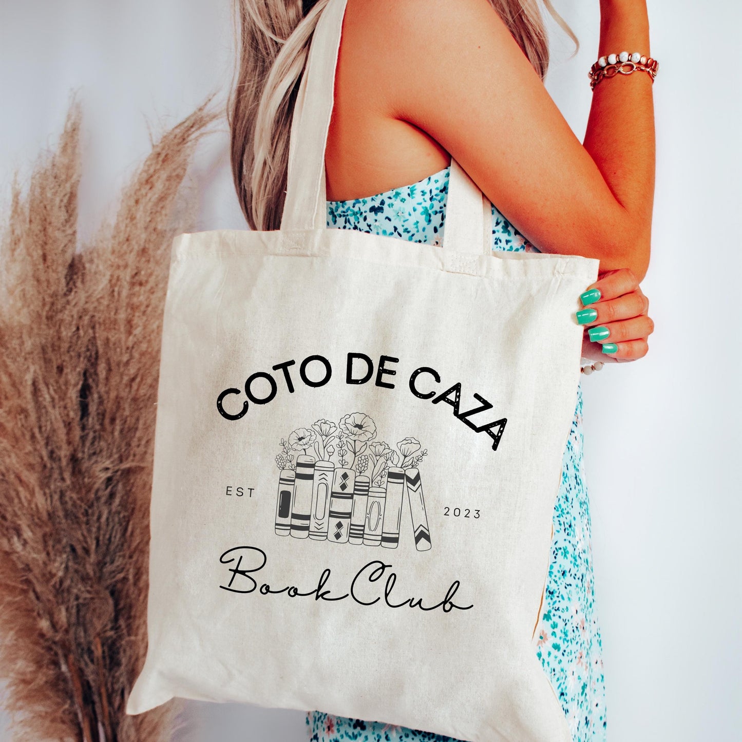 Personalized Book Lover Tote | Custom Library Bag | Book Club Gift | Canvas Reading Tote