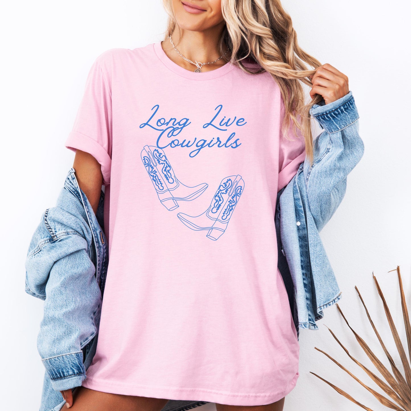 Long Live Cowgirls Shirt โ Vintage Western Cowboy Boots Tee, Country Music Concert Outfit, Bella Canvas Unisex Graphic T-Shirt