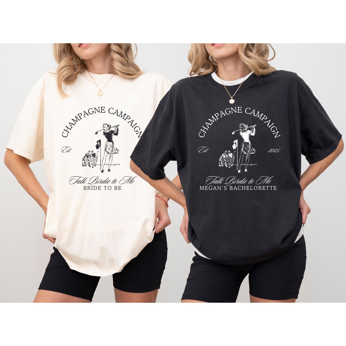 Talk Birdie to Me Shirt, Golf Bachelorette Party Tee, Custom Bride to Be Shirt, Girls Golf Weekend, Country Club Aesthetic Crewneck