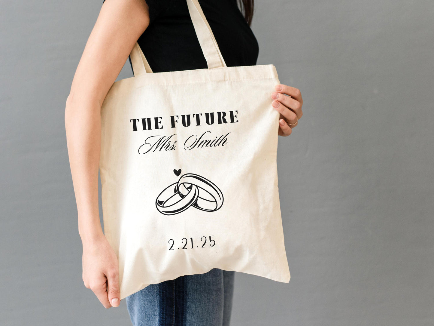 Personalized Bride Tote | Custom Future Mrs. Bag | Bridal Shower Gift | Bride-to-Be Wedding Tote