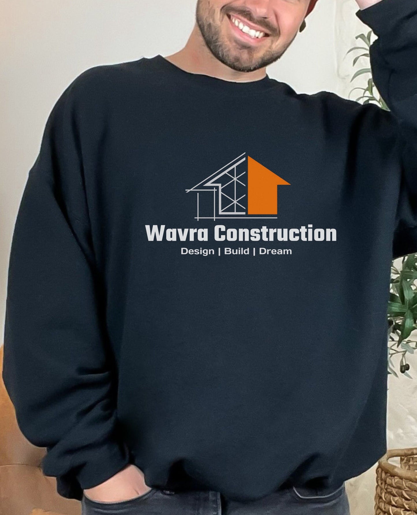 Wavra Construction Unisex Heavy Blend™ Crewneck Sweatshirt