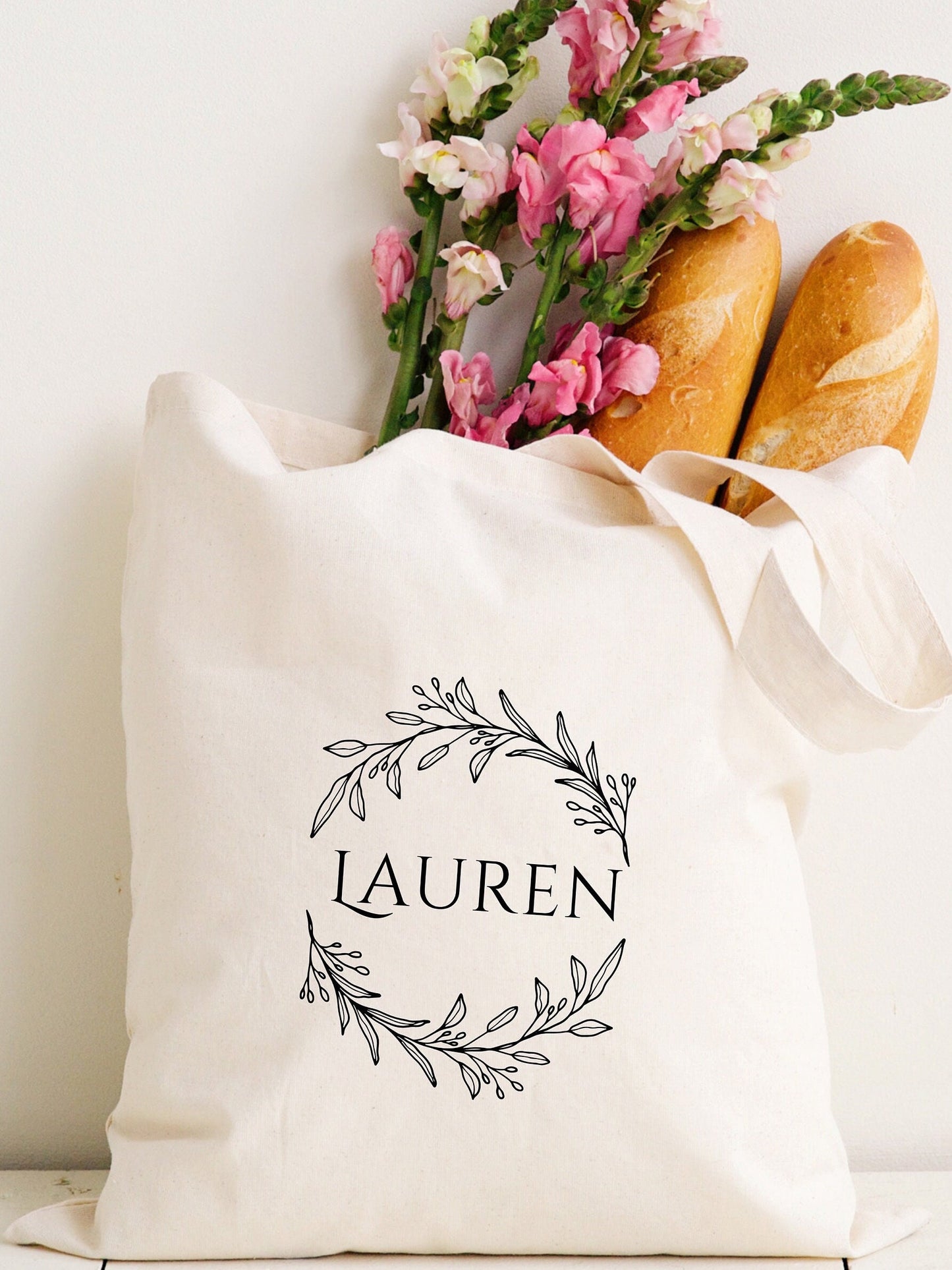Personalized Name Tote - Bridesmaid Gift - Bridesmaid Name Bag - Personalized Bridesmaid Favors - Bachelorette Totes - Name Bag