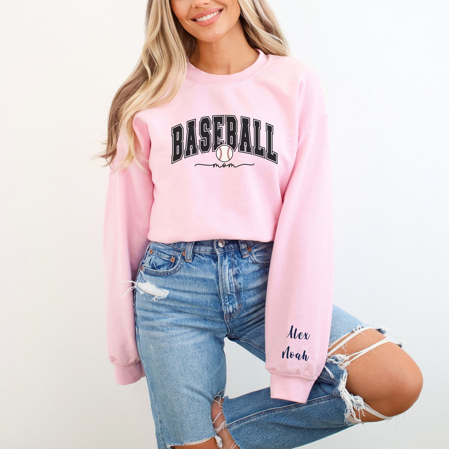 Mother's Day Gift - Basketball Mom Crewneck Sweatshirt, Gift for Mom - Birthday Gift for Sports Mom