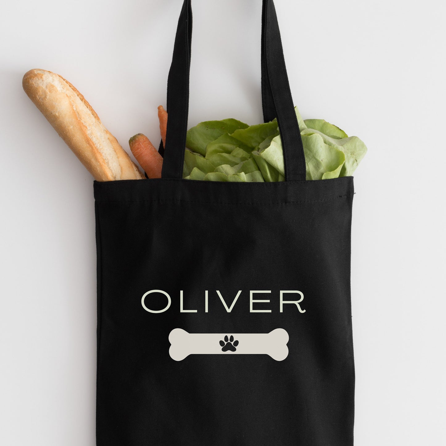 Personalized Pet Gift Tote Bag - Custom Pet Tote for Women - Cotton Canvas Unique Pet Overnight Bag - Cute Dog Lover Bag