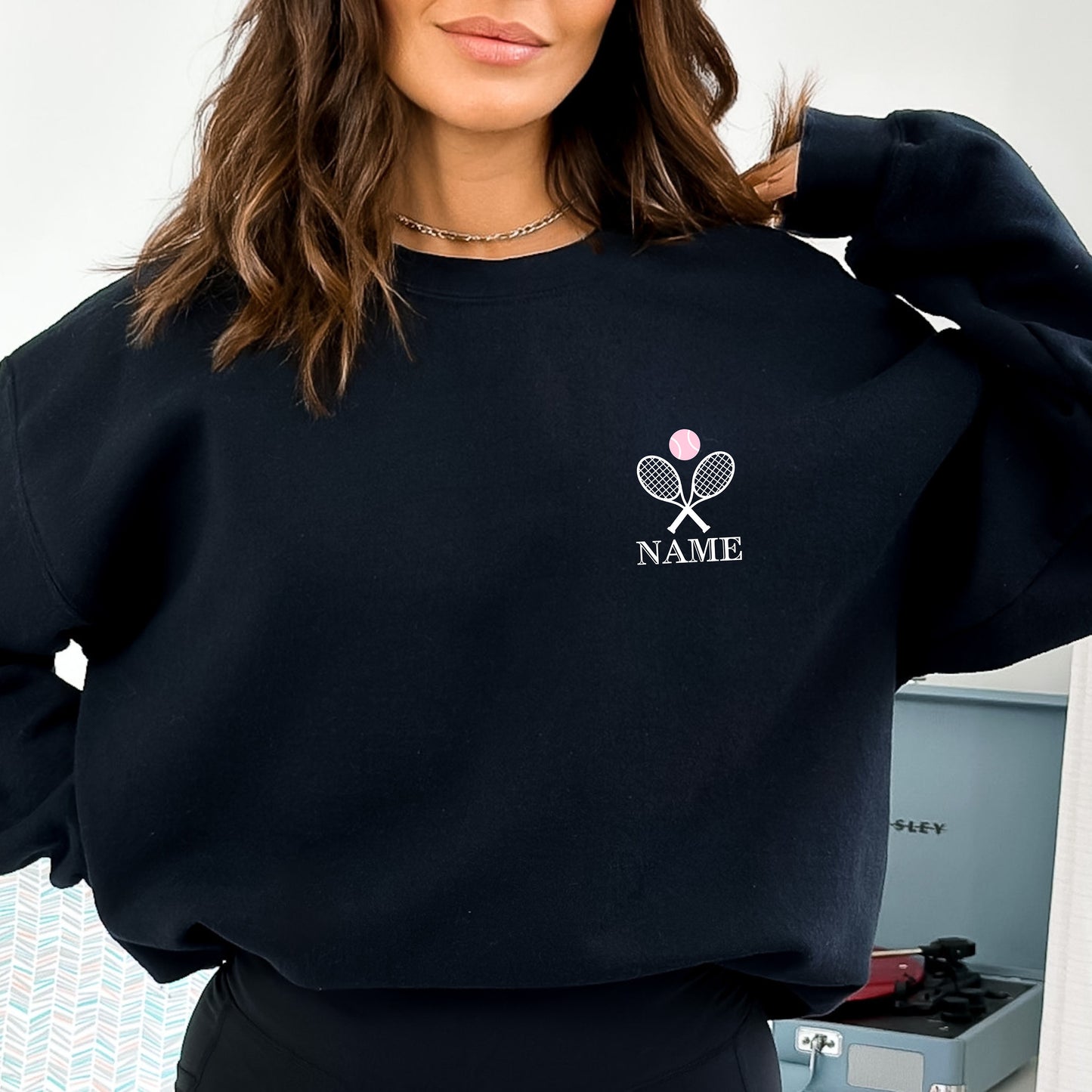 Custom Tennis Sweatshirt - Tennis Club or League Crewneck - Personalize Tennis Lover Gift - Tennis Team Shirt