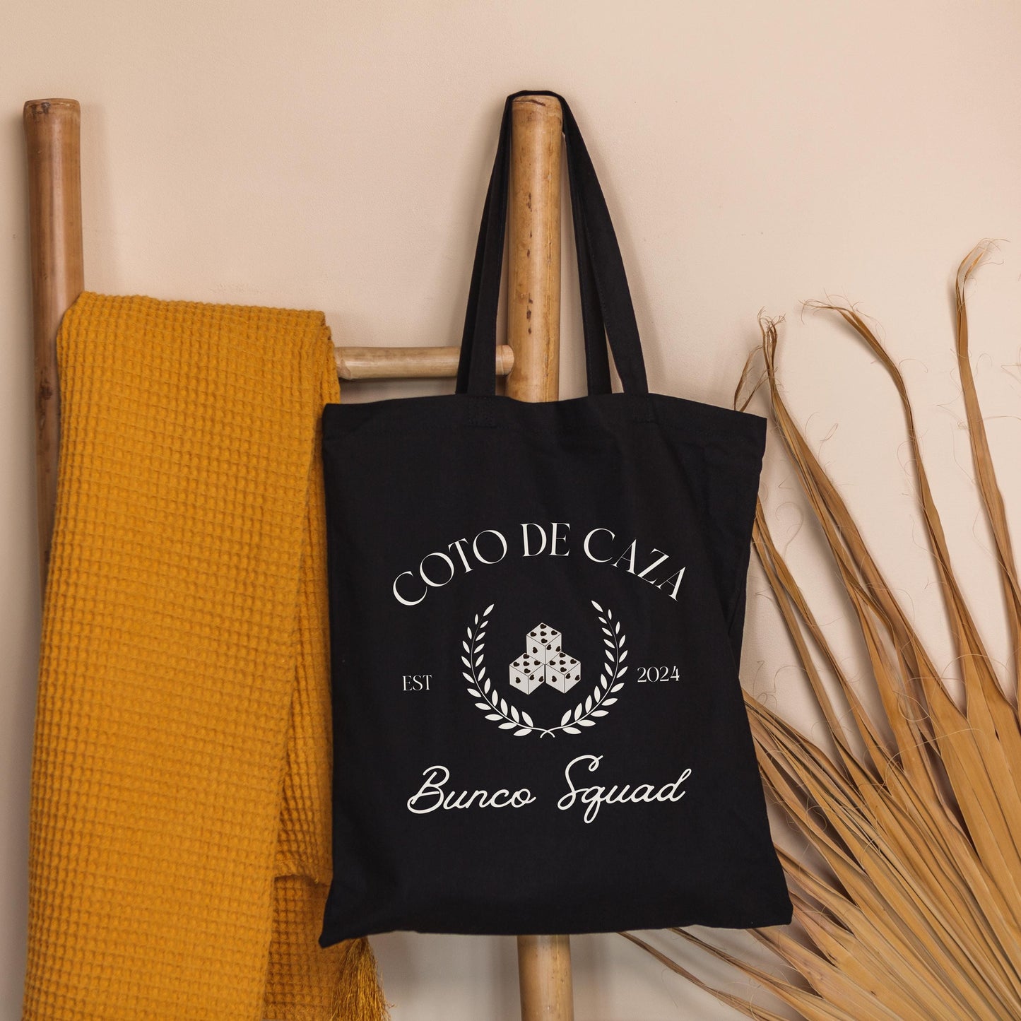 Custom Bunco Club Bag, Bunco Group Gift, Bunco Team Gift, Personalized Tote Bag for Bunco Group