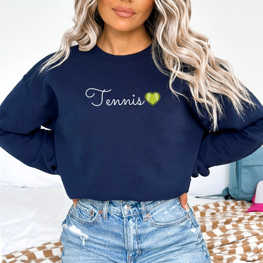 Tennis Sweatshirt for Women, Tennis Club Crewneck, Tennis Lover Gift For Her, Trendy Tennis Unisex Sweater