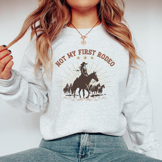Country Western Sweatshirt, Rodeo Cowgirl Sweatshirt, Horse Girl Sweatshirt, Ranch Sweatshirt