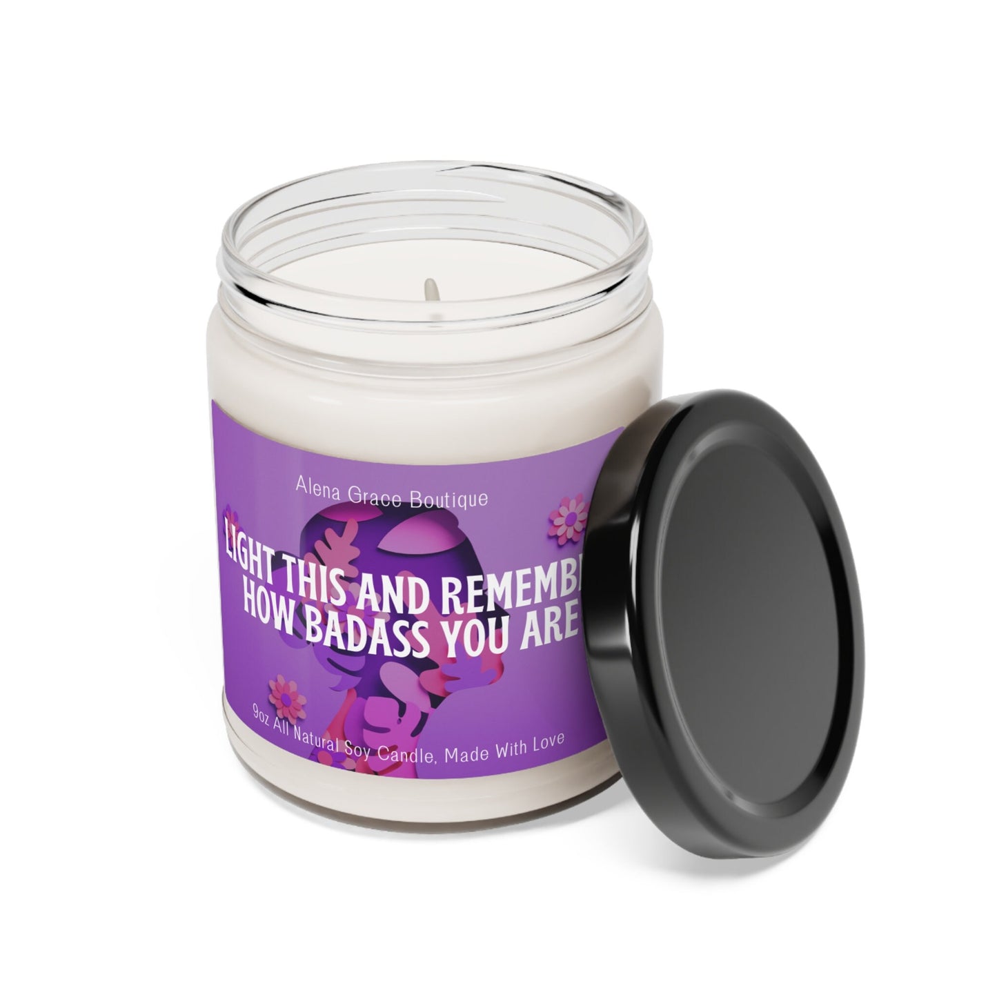 Light This and Remember How Badass You Are 9 oz funny candle gift for her, friend, Wife