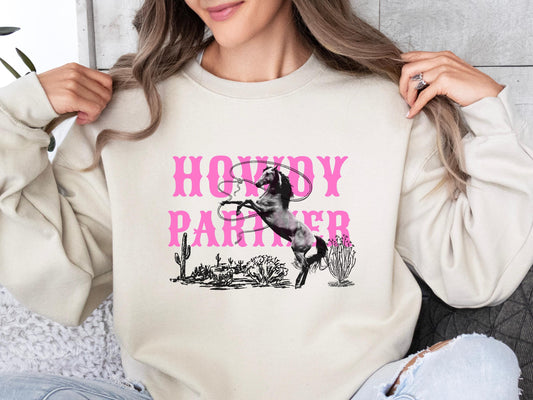 County Western Sweatshirt, Unisex Rodeo Sweatshirt, Horse Shirt, Country Music Fest Shirt - Cowgirl Crewneck