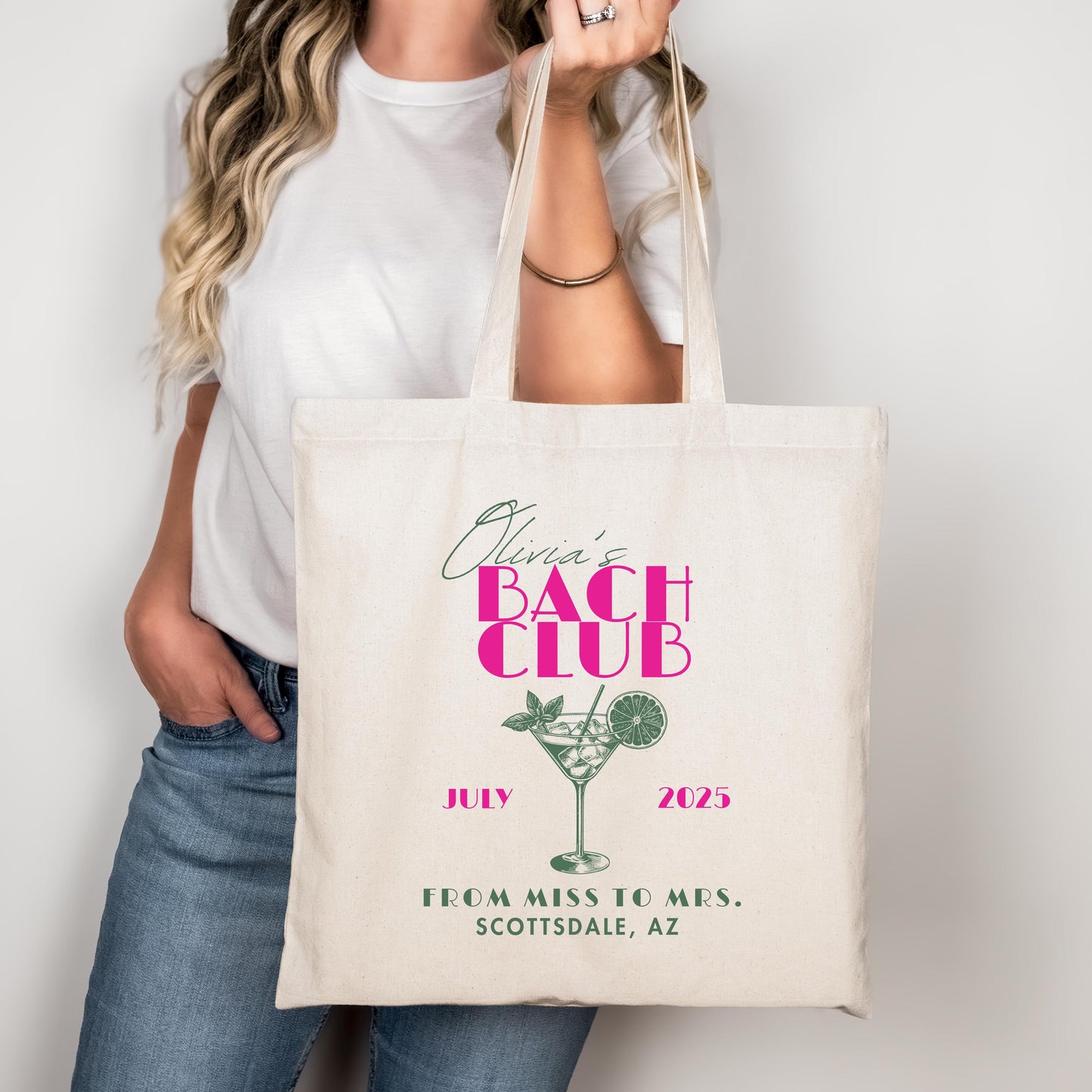 Custom Bachelorette Tote, Fun Bride Squad Gift Bag, Custom Girls Trip Favor, Tropical Bachelorette Party Tote, Personalized Beach Bag