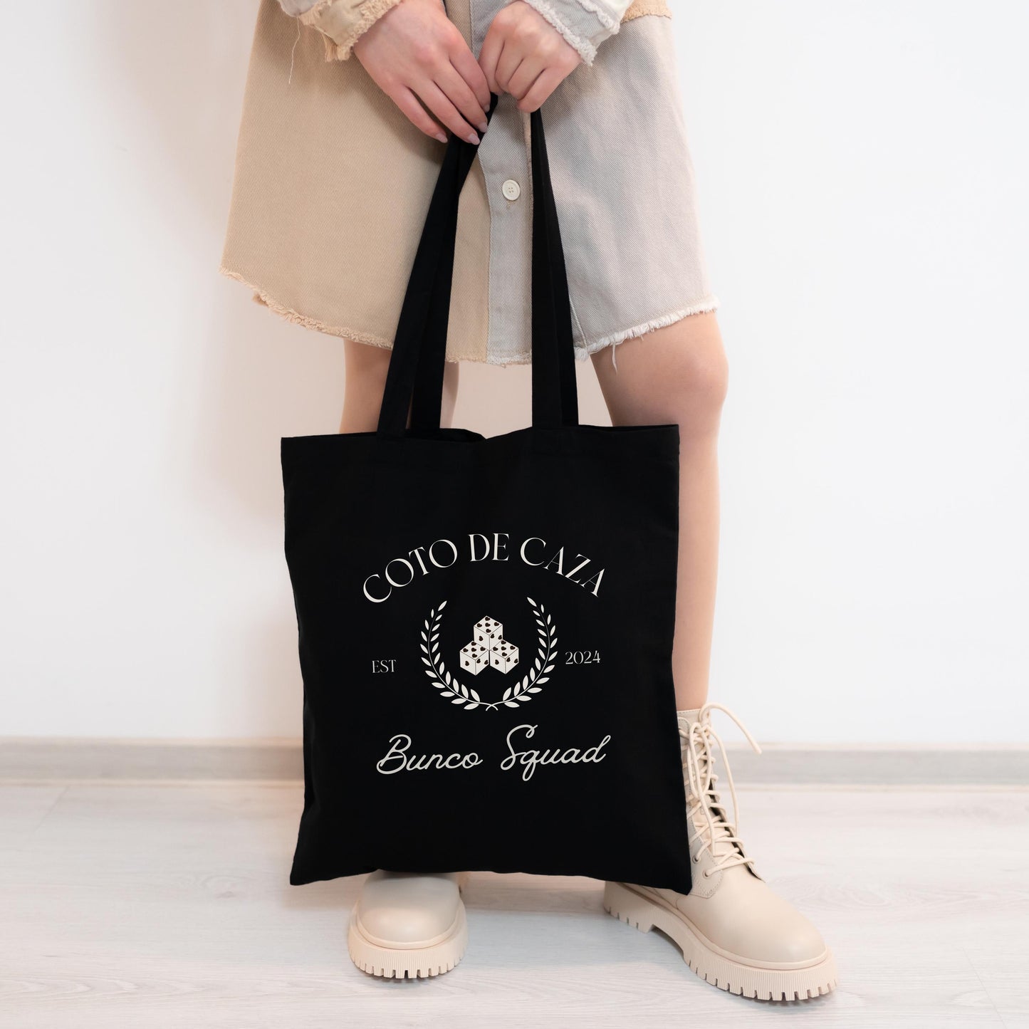 Custom Bunco Club Bag, Bunco Group Gift, Bunco Team Gift, Personalized Tote Bag for Bunco Group
