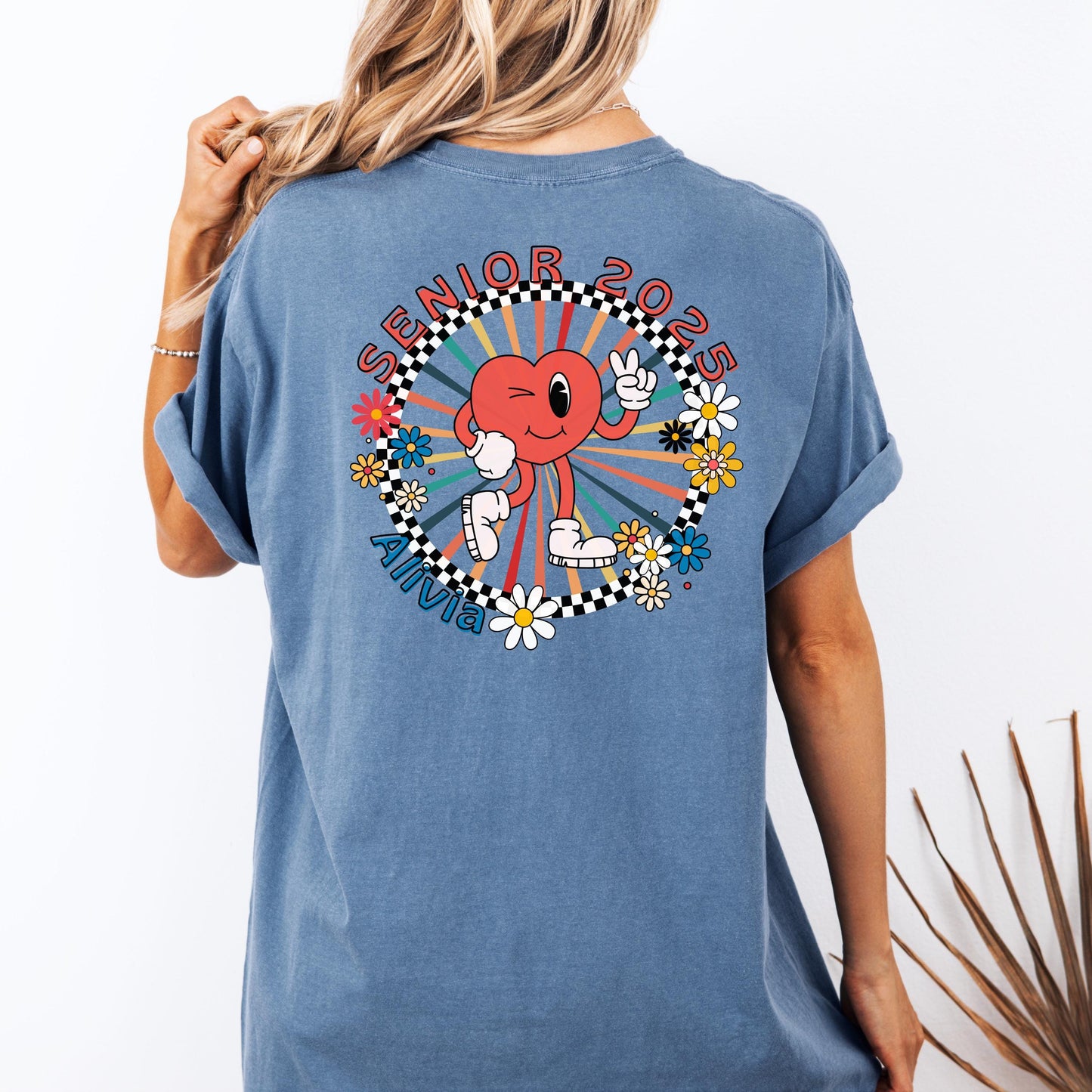 Class of 2025 2026 Shirt, Custom Senior Shirt, Oversized Graduation Tee, Personalized Senior Gift, Back to School Shirt, Senior Year Outfit