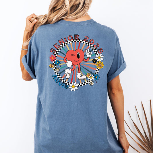 Class of 2025 2026 Shirt, Custom Senior Shirt, Oversized Graduation Tee, Personalized Senior Gift, Back to School Shirt, Senior Year Outfit