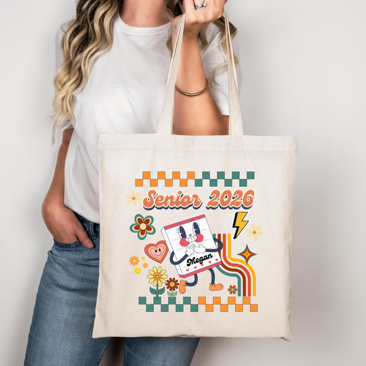 Custom Back-to-School Tote | Personalized Student, Teacher & Senior Bag | Library  Sports Tote