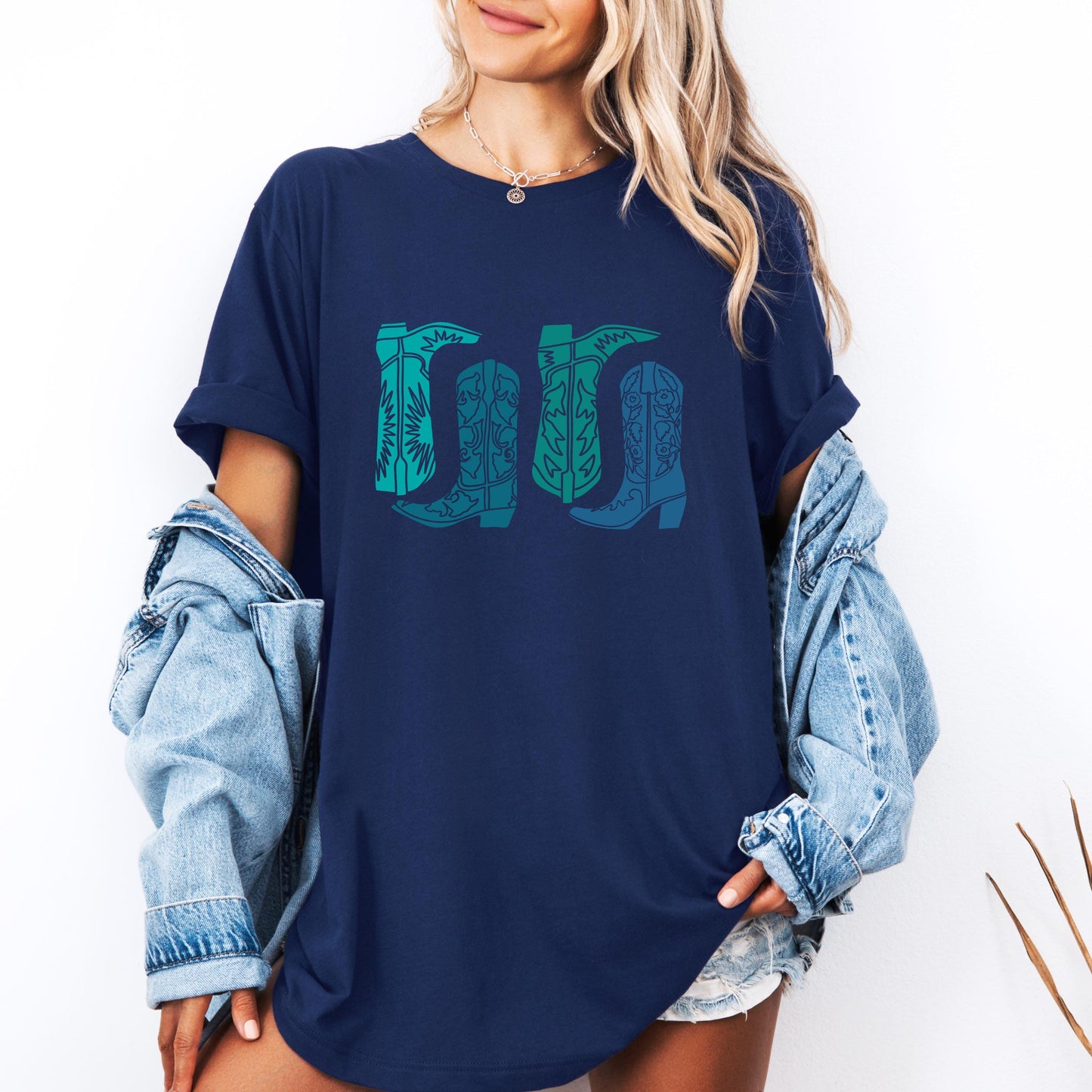 Cowboy Boots Western Shirt, Country Concert Tee, Rodeo Graphic Tee, Vintage Western T-Shirt, Bella Canvas Cowgirl Outfit