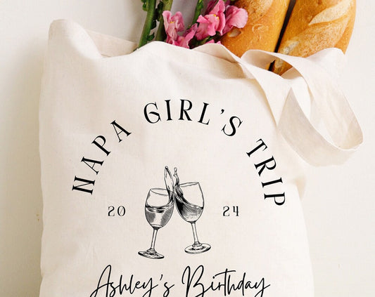 Girls Trip Birthday Tote Bag