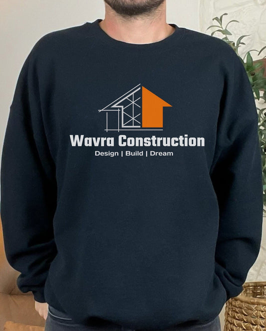 Wavra Construction Unisex Heavy Blend™ Crewneck Sweatshirt