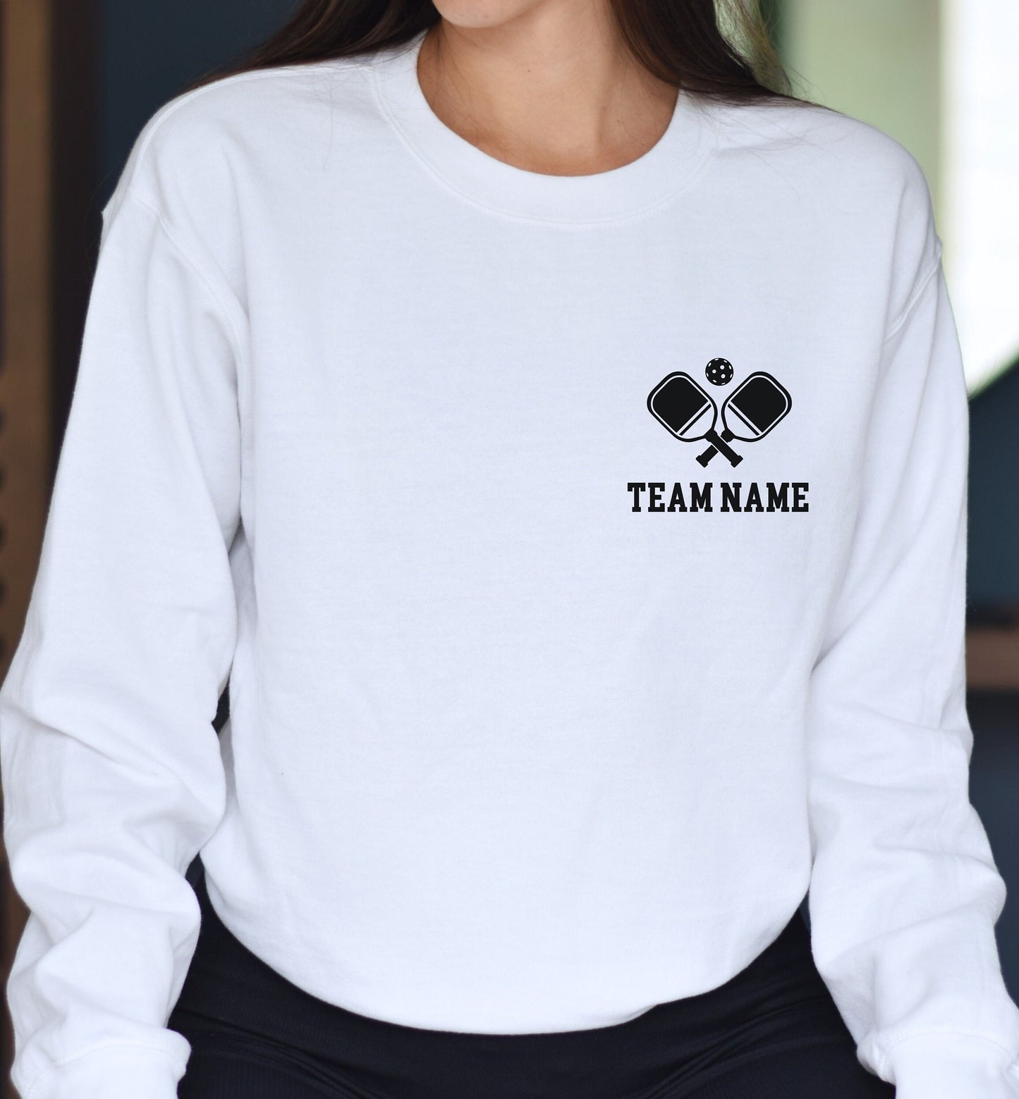 Custom Team Pickleball Sweatshirt, Pickleball Tournament Group Order, Team Pickleball Crewneck, Pickleball Club Shirts, Unisex Pickleball