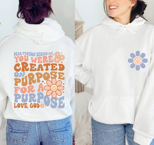 Dear Person Behind Me God Hoodie, Christian Hoodie, Christian Sweatshirts, Jesus Hoodie, Church hoodie, Trendy Hoodie, Religious Hoodie