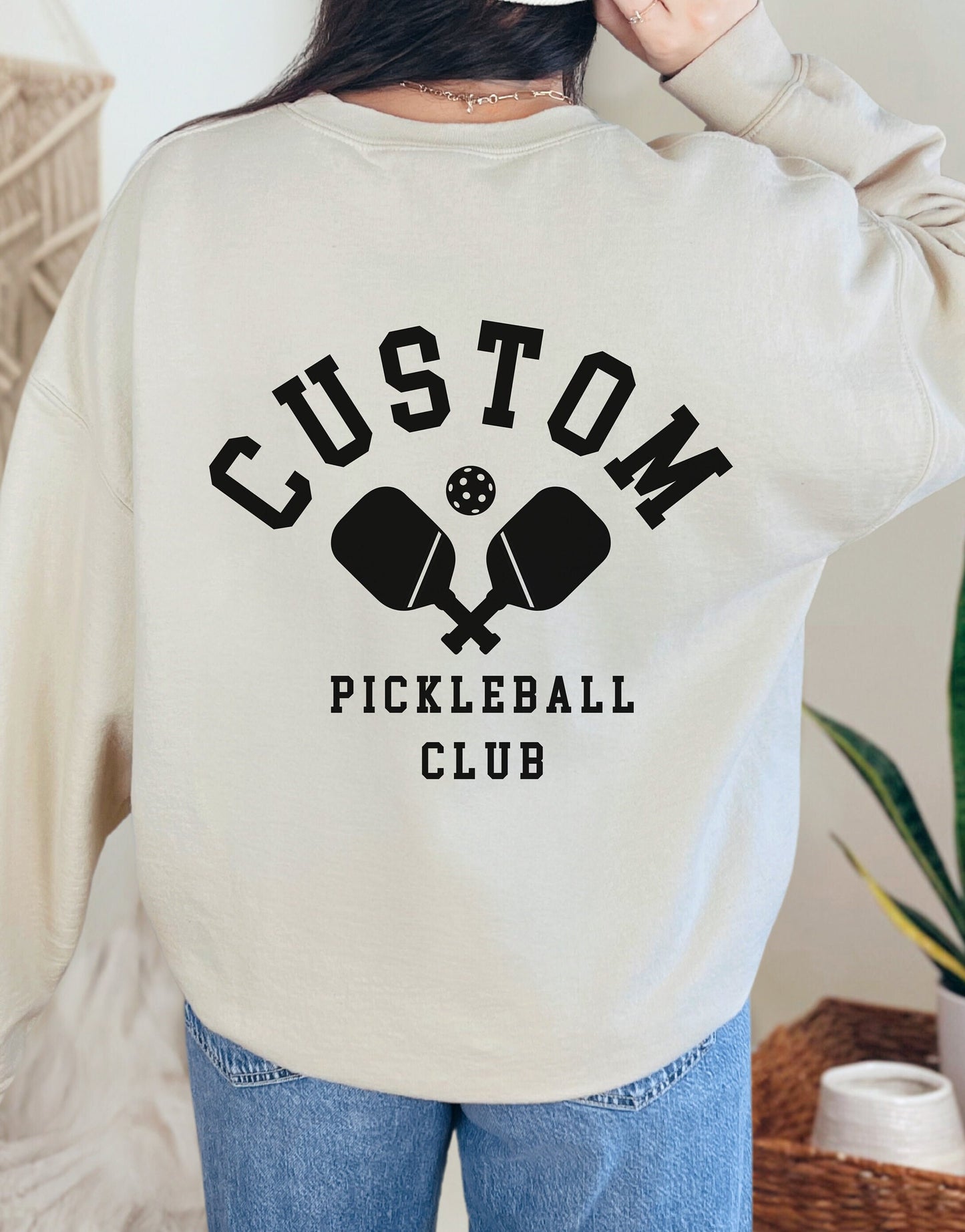 Custom Team Pickleball Sweatshirt, Pickleball Tournament Group Order, Team Pickleball Crewneck, Pickleball Club Shirts, Unisex Pickleball