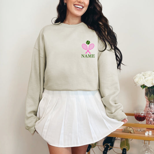 Custom Tennis Sweatshirt - Tennis Club or League Crewneck - Personalize Tennis Lover Gift - Tennis Team Shirt